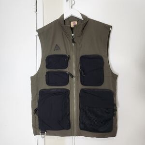 Nike ACG Green And Black Tactical Vest